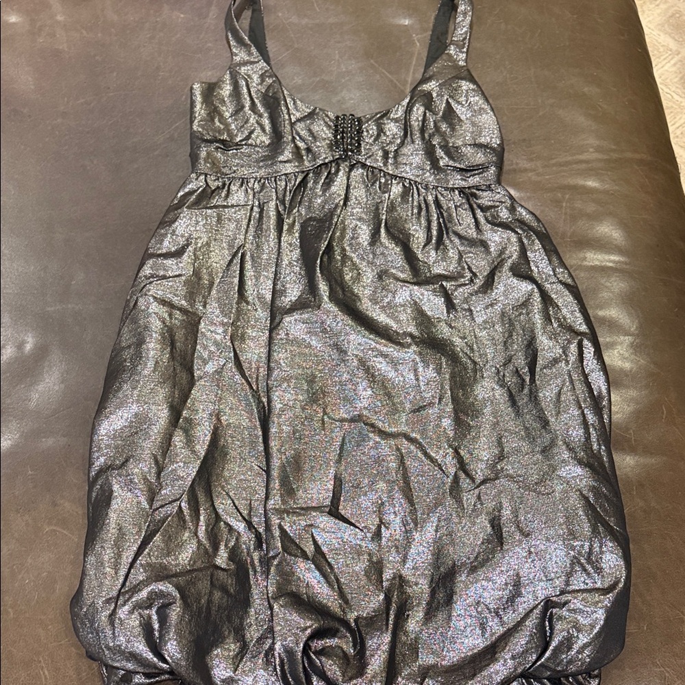 Carmen Marc Valvo for Bergdorf Goodman Sparkling Bubble Cocktail Dress